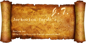 Jerkovics Teréz névjegykártya