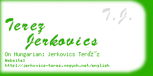 terez jerkovics business card